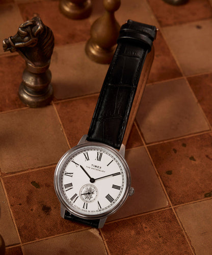 Timex Waterbury Metropolitan Sub-Second 39mm Leather Strap Watch
