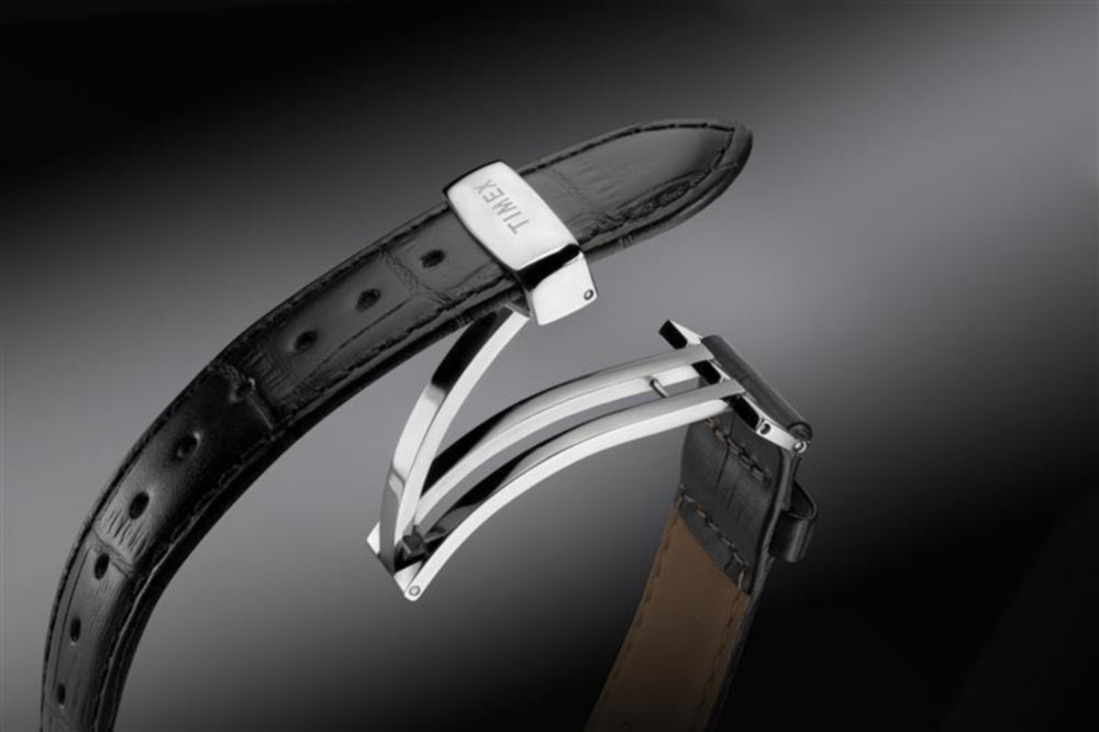 Timex Waterbury Metropolitan Sub-Second 39mm Leather Strap Watch
