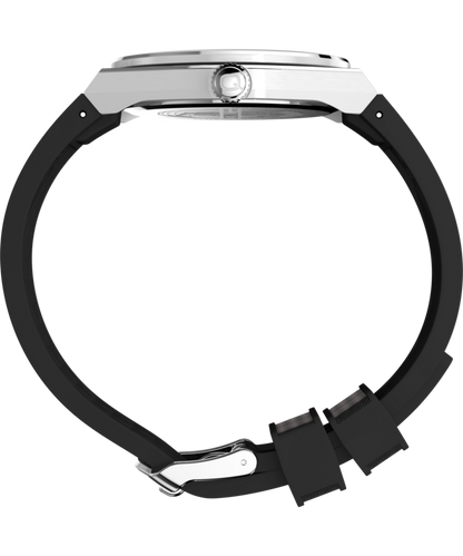 Timex Q Timex Continental GMT 39mm Synthetic Rubber Strap Watch