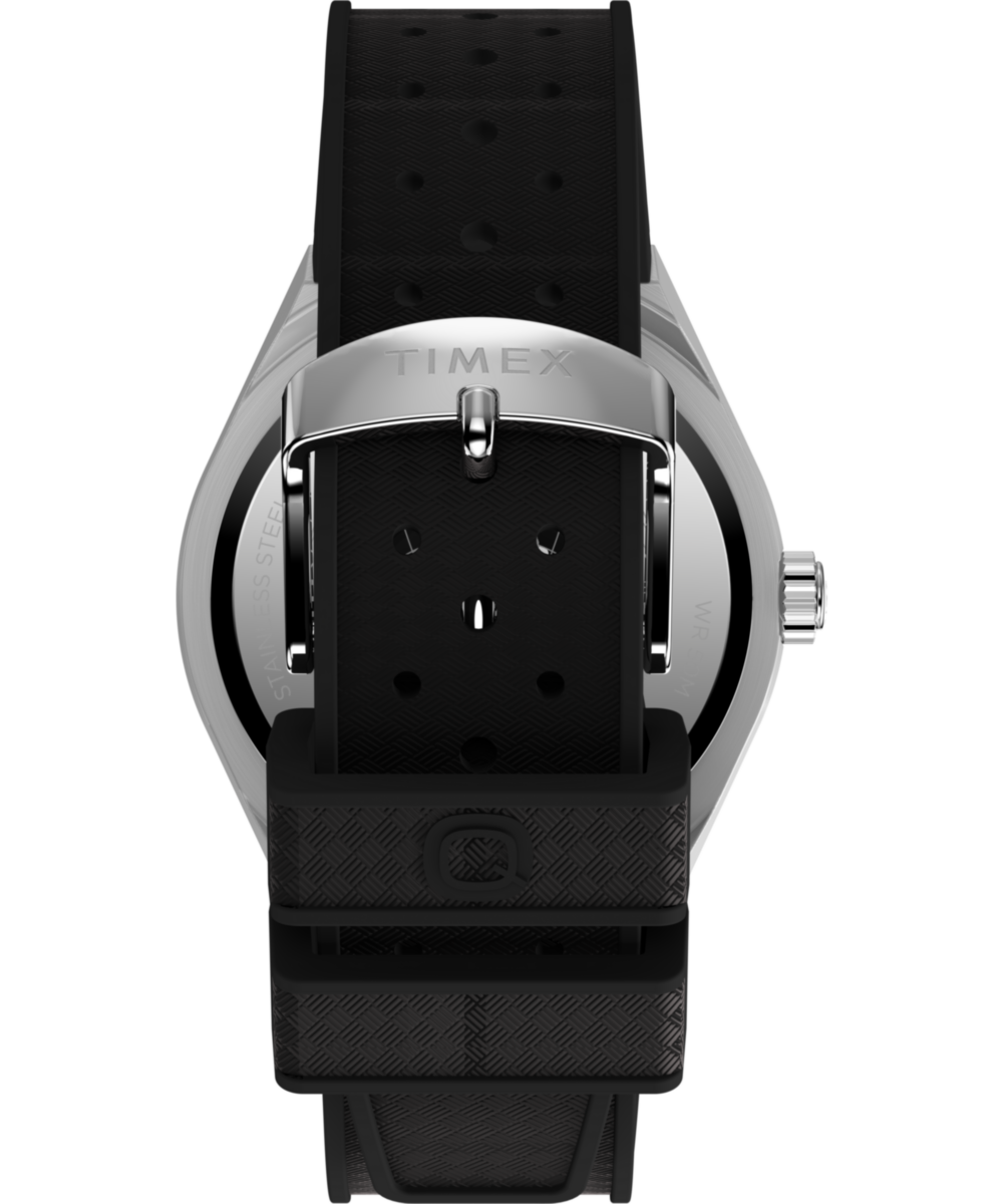 Timex Q Timex Continental GMT 39mm Synthetic Rubber Strap Watch