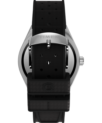 Timex Q Timex Continental GMT 39mm Synthetic Rubber Strap Watch