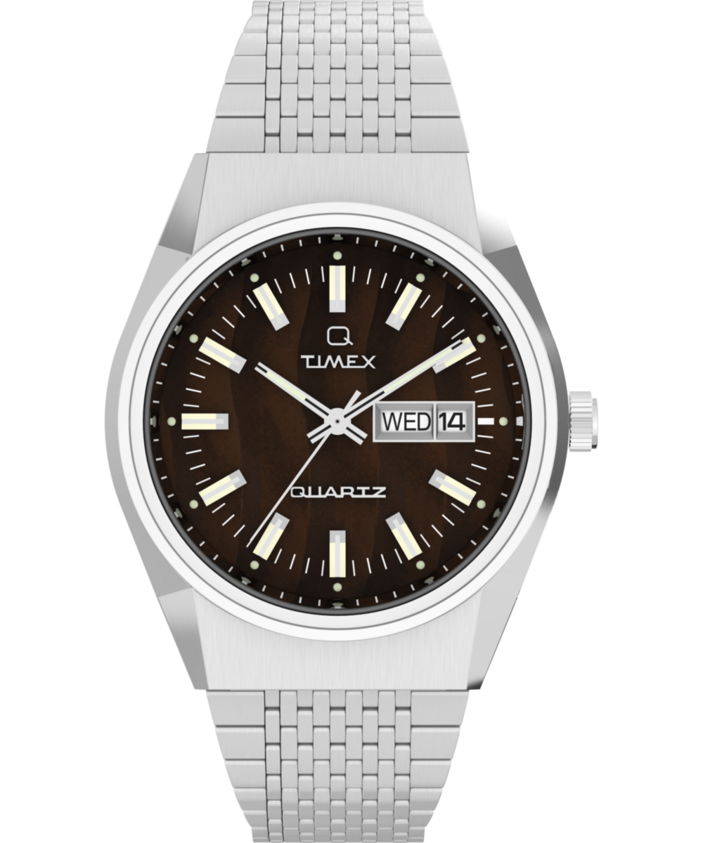 Timex Q Timex Falcon Eye 38mm Stainless Steel Bracelet Watch