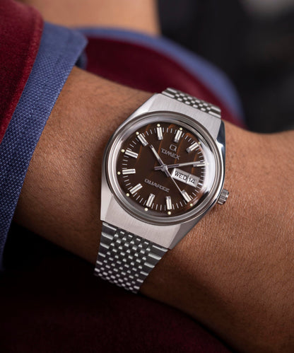 Timex Q Timex Falcon Eye 38mm Stainless Steel Bracelet Watch