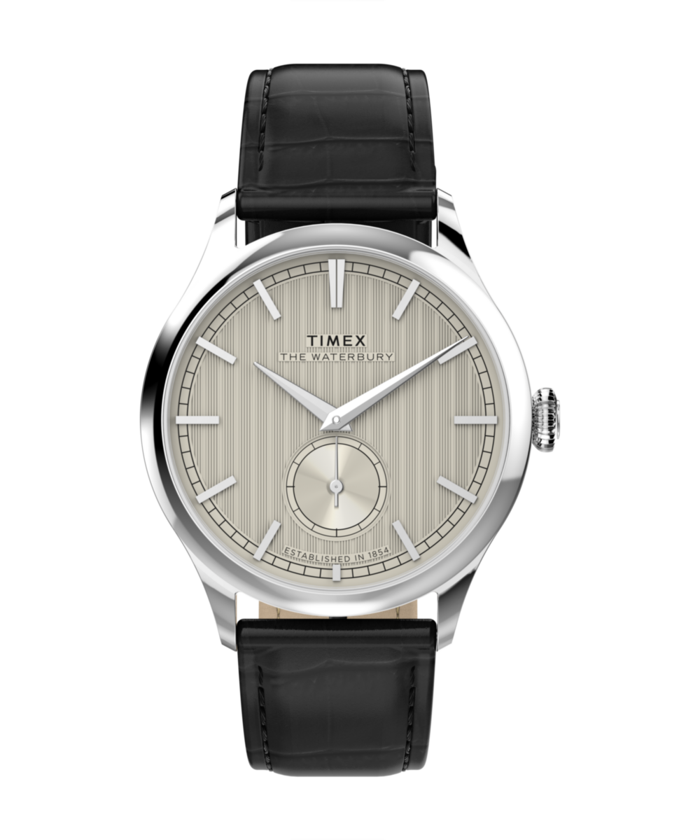Timex Waterbury Classic Sub-Second 39mm Leather Strap Watch