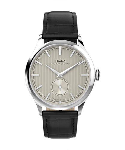 Timex Waterbury Classic Sub-Second 39mm Leather Strap Watch