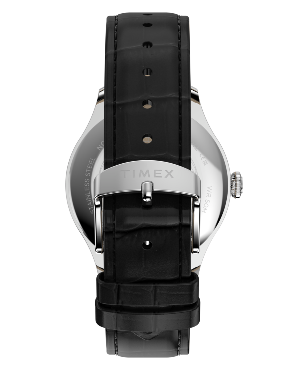 Timex Waterbury Classic Sub-Second 39mm Leather Strap Watch