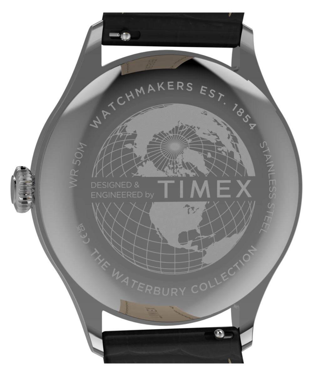Timex Waterbury Classic Sub-Second 39mm Leather Strap Watch