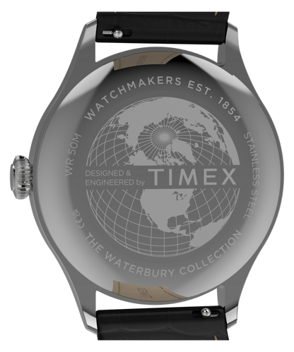 Timex Waterbury Classic Sub-Second 39mm Leather Strap Watch