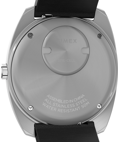 Timex Q Timex 1975 Enigma 37mm Leather Strap Watch