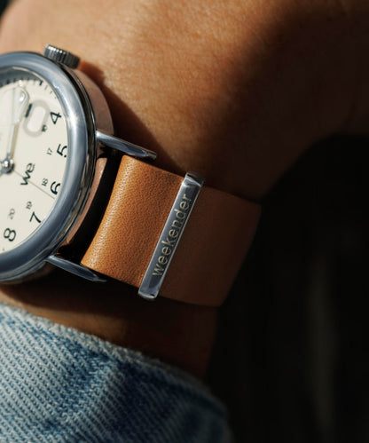 Timex Weekender 37mm Leather Strap Watch