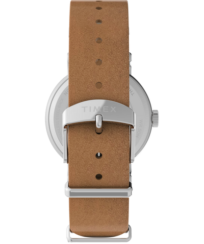 Timex Weekender 37mm Leather Strap Watch