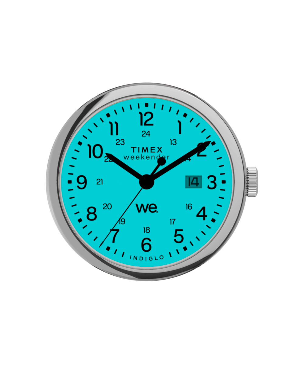 Timex Weekender 37mm Leather Strap Watch