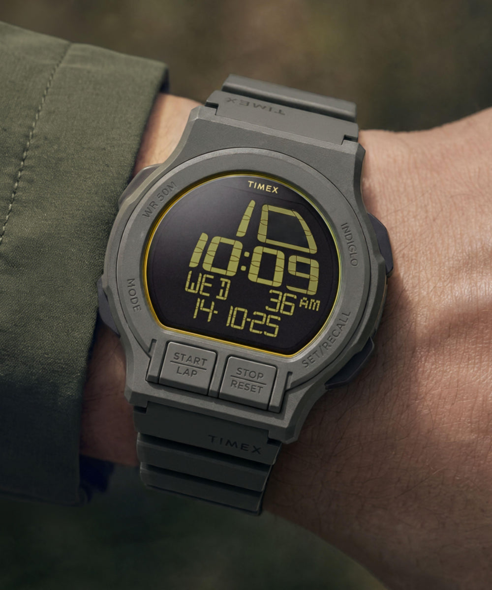 Timex Retroware Digital 46mm Resin Strap Watch