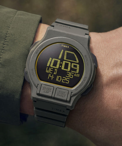 Timex Retroware Digital 46mm Resin Strap Watch