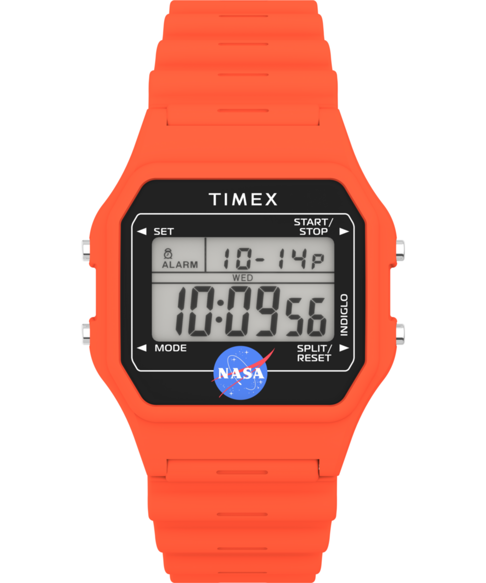 Timex Timex Main Street NASA Artemis Digital 36mm Resin Strap Watch