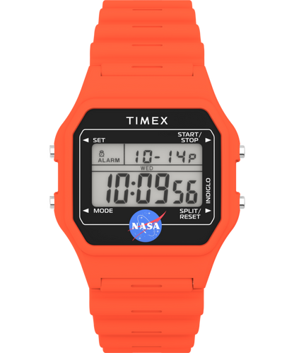 Timex Timex Main Street NASA Artemis Digital 36mm Resin Strap Watch