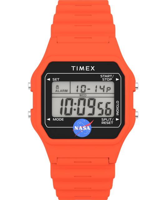Timex Timex Main Street NASA Artemis Digital 36mm Resin Strap Watch