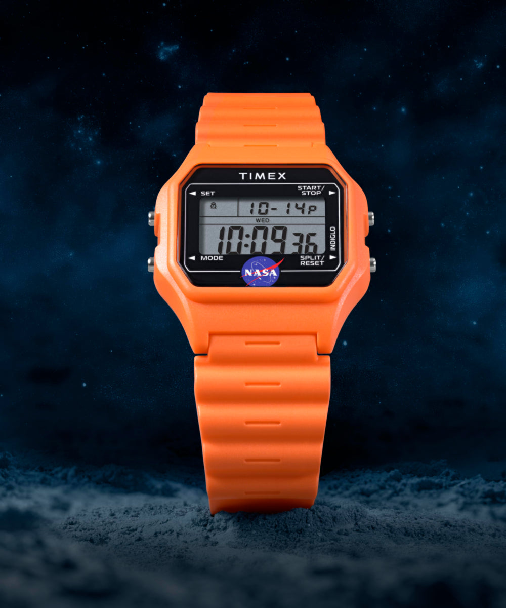 Timex Timex Main Street NASA Artemis Digital 36mm Resin Strap Watch