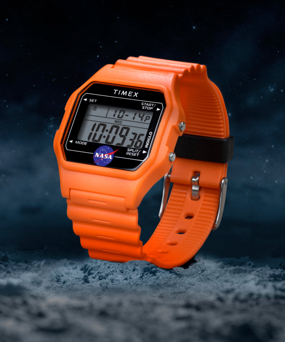 Timex Timex Main Street NASA Artemis Digital 36mm Resin Strap Watch