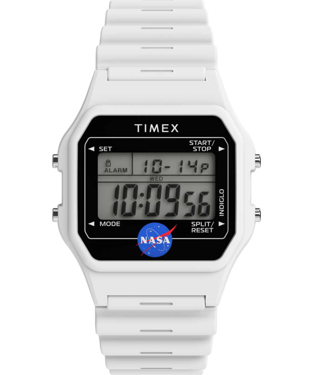 Timex Timex Main Street NASA Artemis Digital 36mm Resin Strap Watch
