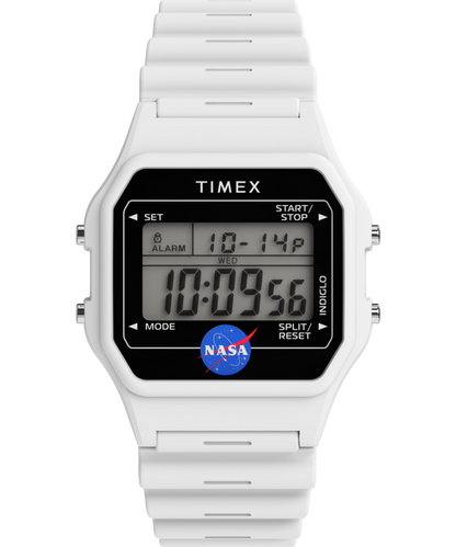 Timex Timex Main Street NASA Artemis Digital 36mm Resin Strap Watch