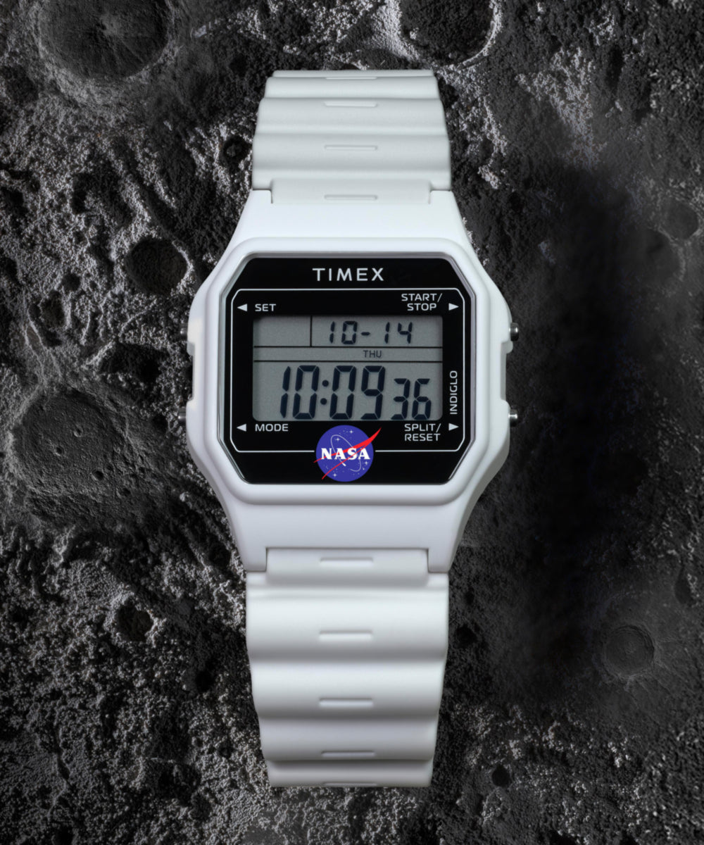 Timex Timex Main Street NASA Artemis Digital 36mm Resin Strap Watch
