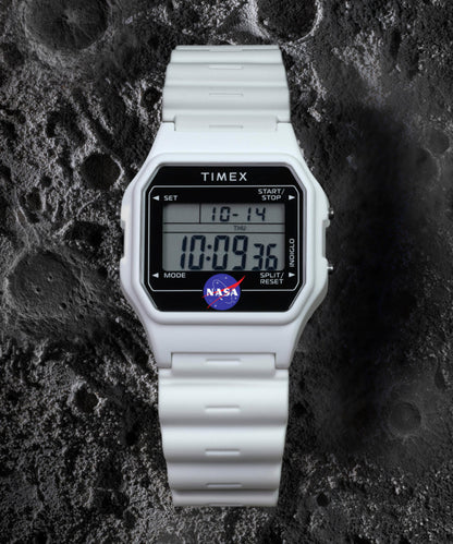Timex Timex Main Street NASA Artemis Digital 36mm Resin Strap Watch