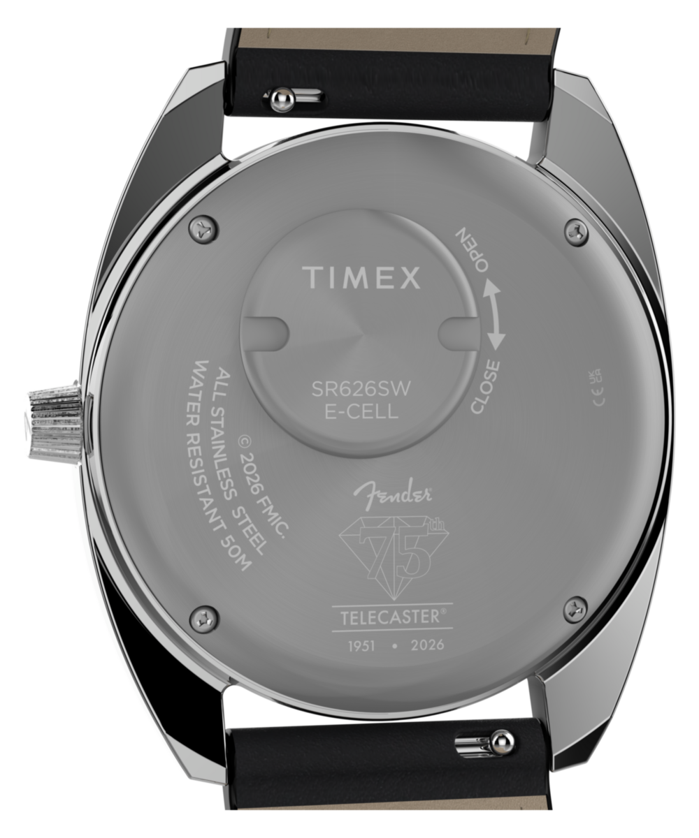 Timex Fender x Timex 37mm Leather Strap Watch Giftset