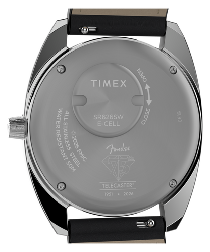 Timex Fender x Timex 37mm Leather Strap Watch Giftset
