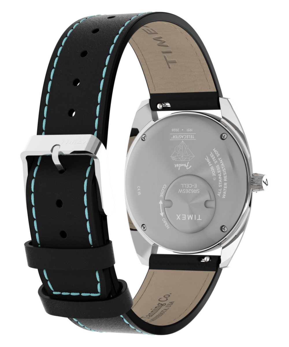 Timex Fender x Timex 37mm Leather Strap Watch Giftset