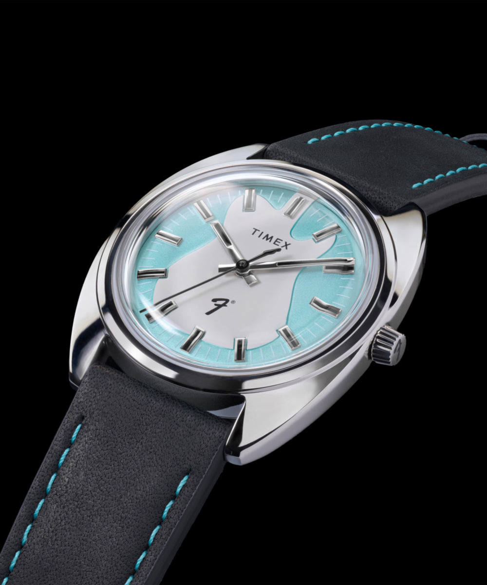 Timex Fender x Timex 37mm Leather Strap Watch Giftset