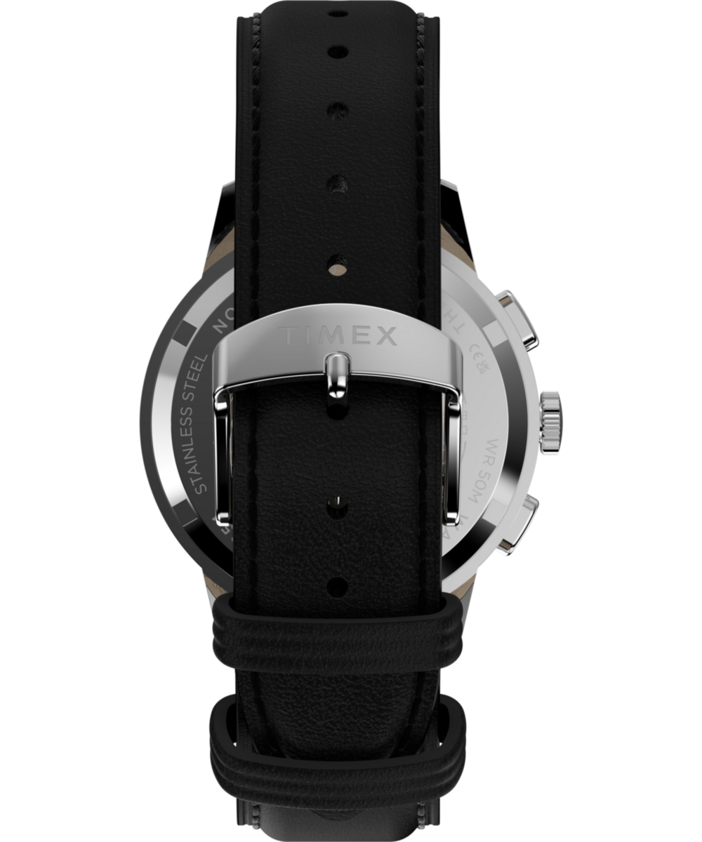 Timex Marlin Neo Classic Chronograph 40mm Leather Strap Watch