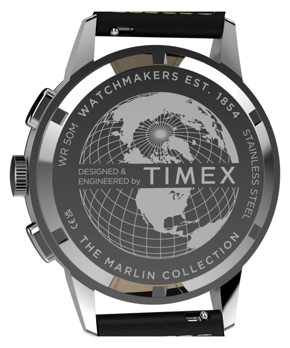 Timex Marlin Neo Classic Chronograph 40mm Leather Strap Watch