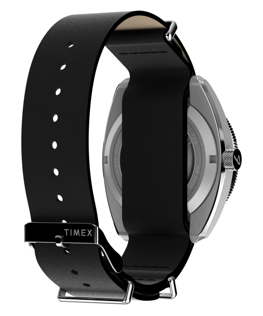 Timex Fender x Timex Automatic 41mm Leather Strap Watch
