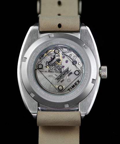 Timex Fender x Timex Automatic 41mm Leather Strap Watch