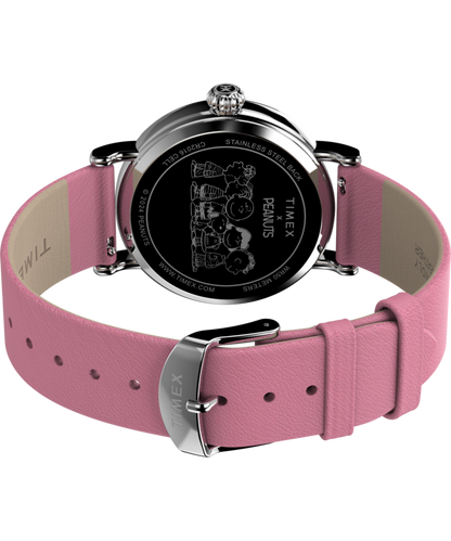 Timex Peanuts x Timex Standard Valentine's 40mm Leather Strap Watch