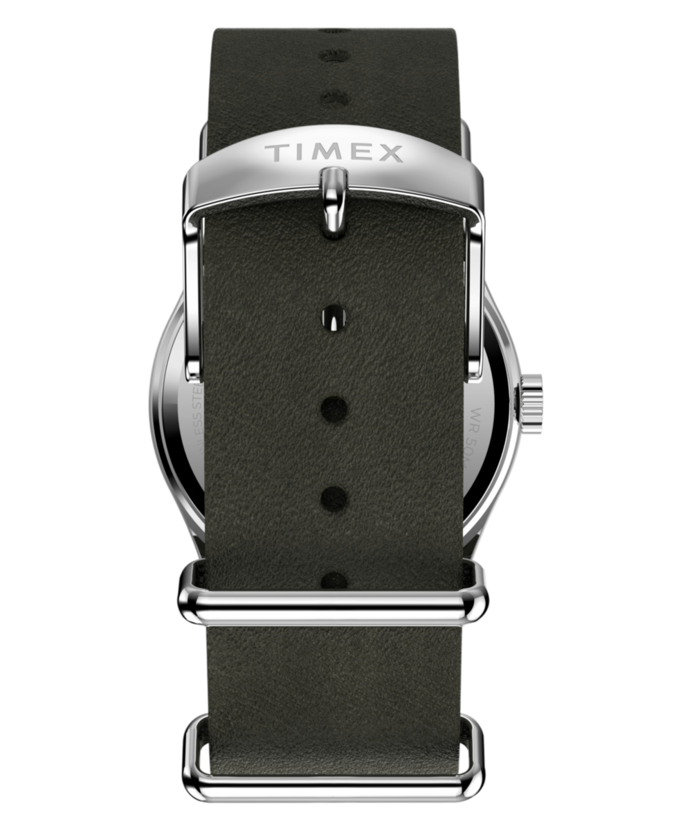 Timex Timex Weekender New England 34mm Leather Strap Watch