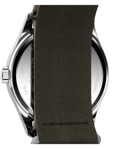 Timex Timex Weekender New England 34mm Leather Strap Watch