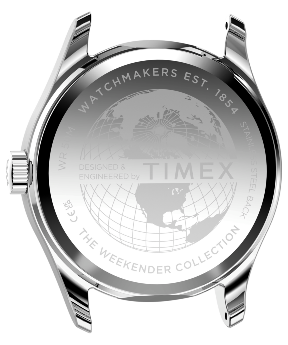 Timex Timex Weekender New England 34mm Leather Strap Watch