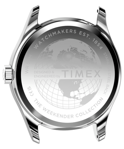 Timex Timex Weekender New England 34mm Leather Strap Watch