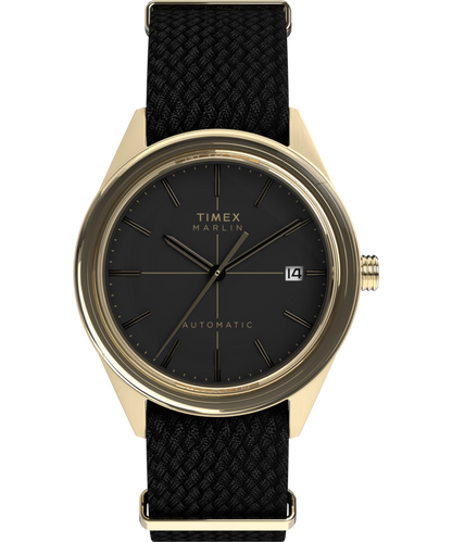 Timex Marlin Jet Automatic 38mm Fabric Strap Watch