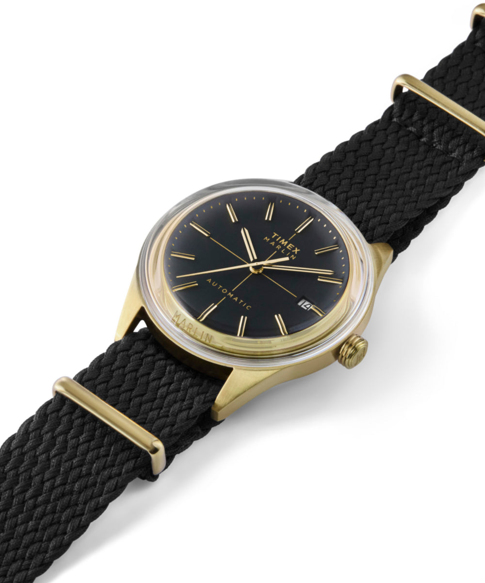 Timex Marlin Jet Automatic 38mm Fabric Strap Watch