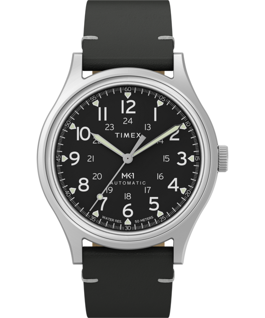 Timex Timex MK1 Automatic 40mm Leather Strap Watch