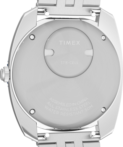 Timex Q Timex 1971 Velocity 36mm Stainless Steel Bracelet Watch