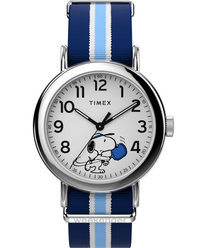 Timex Peanuts x Timex Weekender Pickleball 37mm Fabric Strap Watch