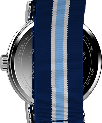 Timex Peanuts x Timex Weekender Pickleball 37mm Fabric Strap Watch
