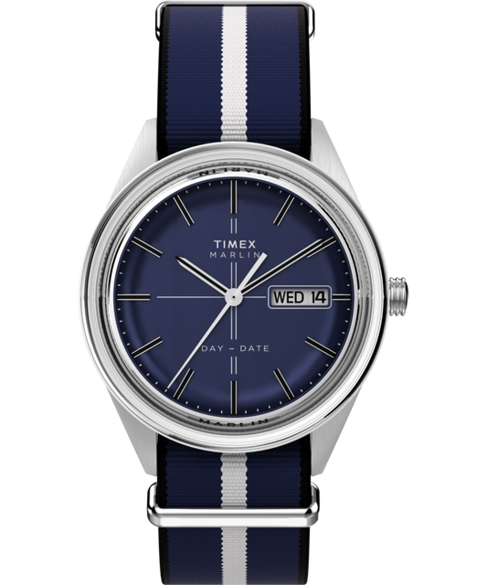 Timex Marlin Jet Quartz 38mm Fabric Strap Watch