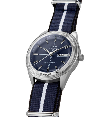 Timex Marlin Jet Quartz 38mm Fabric Strap Watch