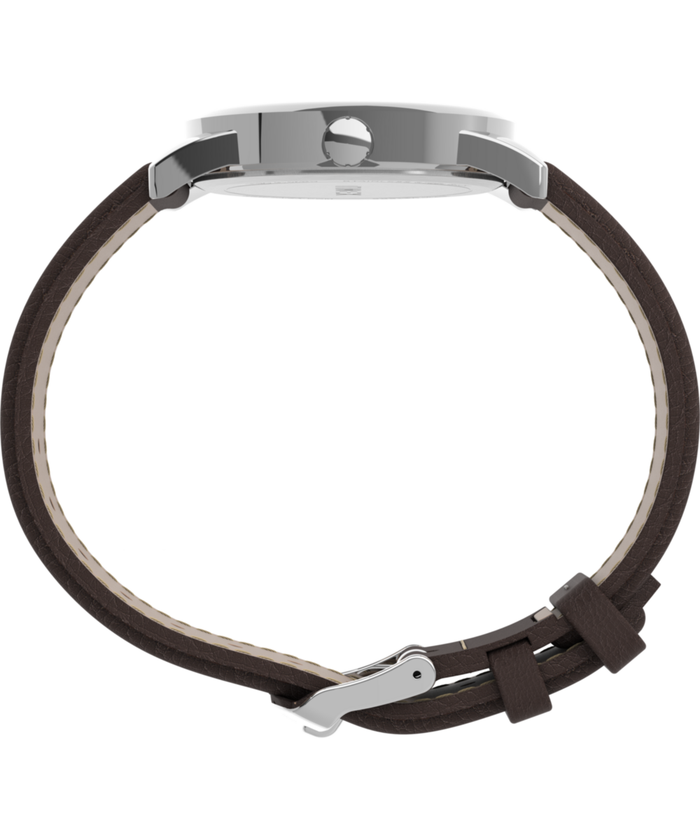 Timex Easy Reader 38mm Leather Strap Watch