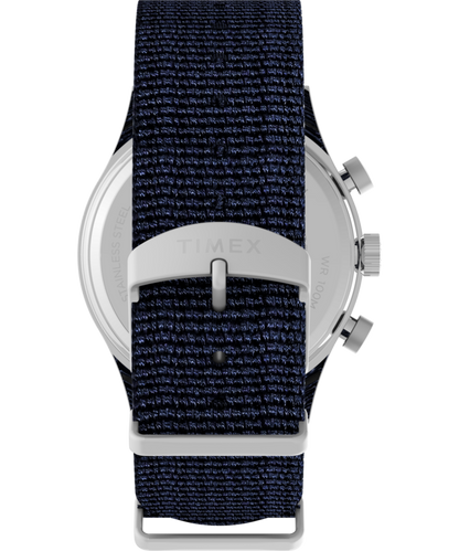 Timex Waterbury Traditional Fly-Back Chronograph 43mm Fabric Strap Watch